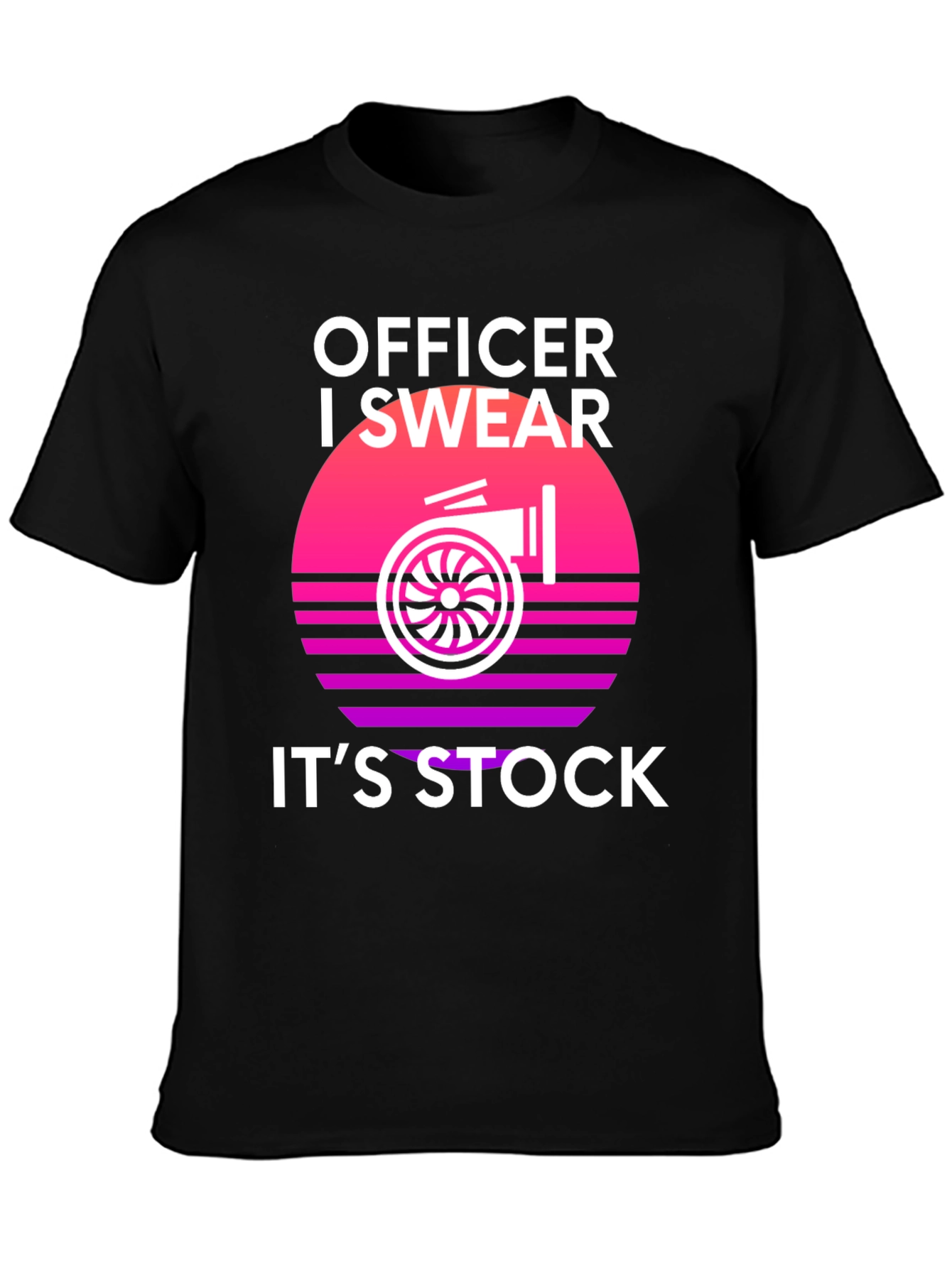 Officer I Swear Its Stock Turbo T-Shirt