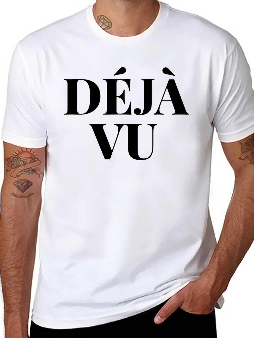 Déjà Vu Graphic T-Shirt - Soft Cotton Tee