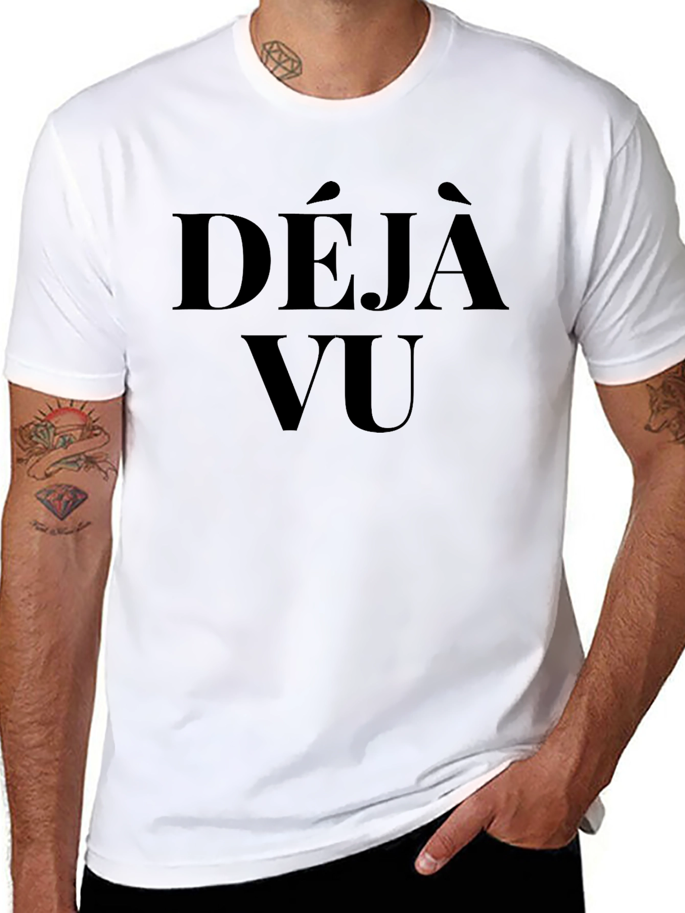 Déjà Vu Graphic T-Shirt - Soft Cotton Tee