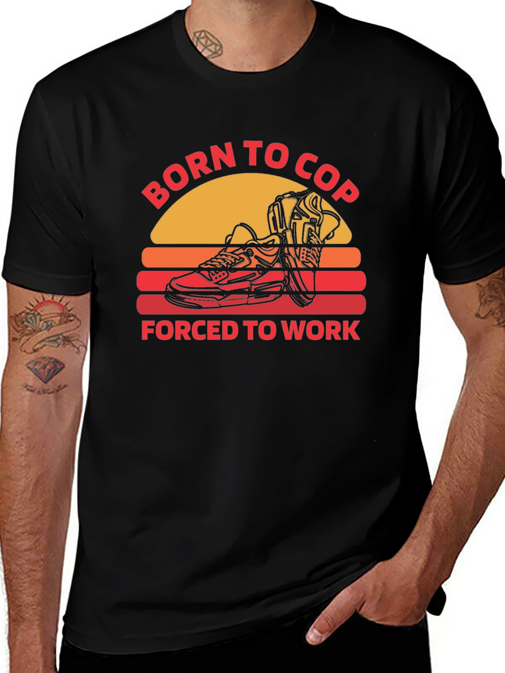Born to Cop Graphic T-Shirt
