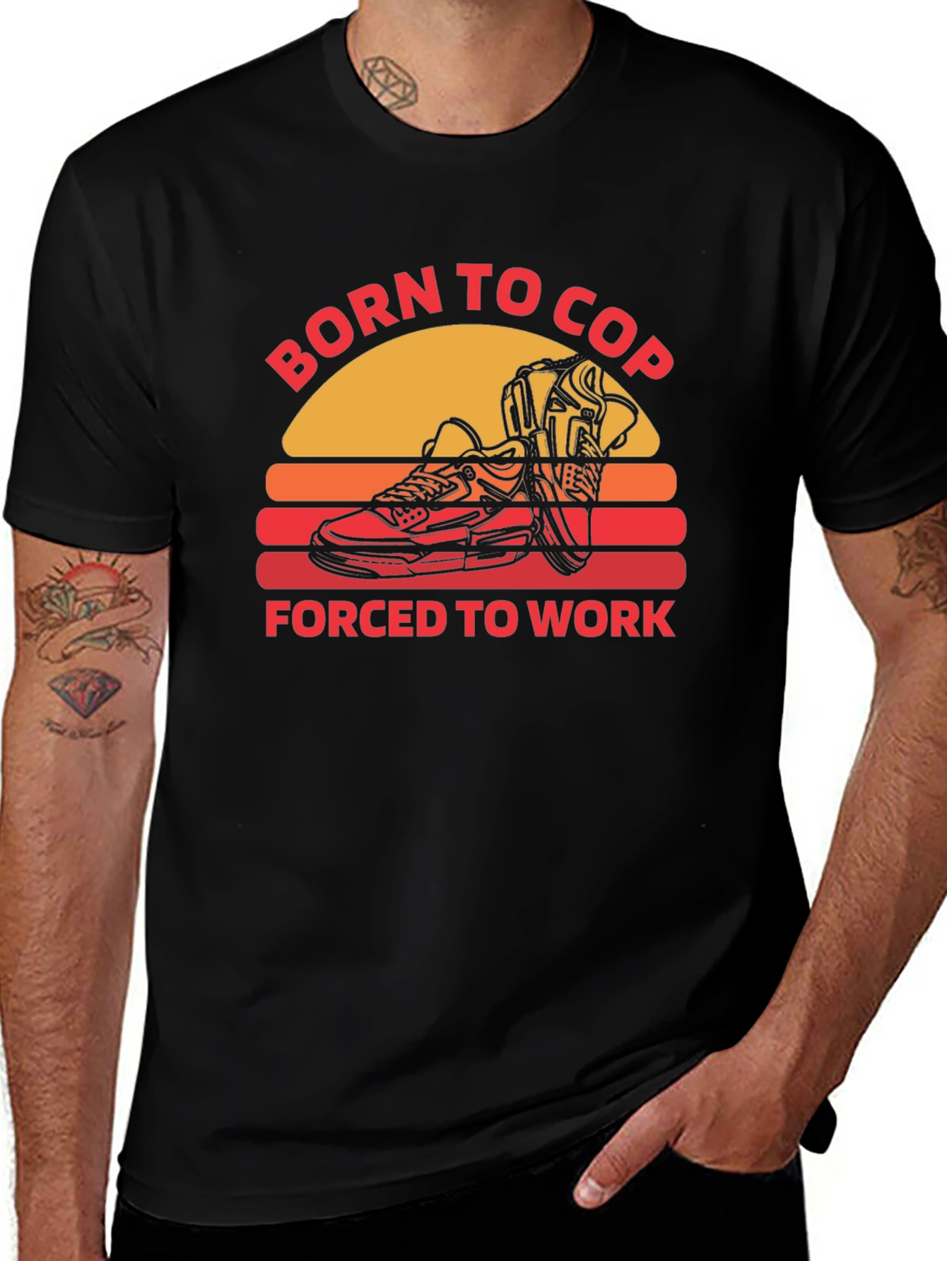 Born to Cop Graphic T-Shirt