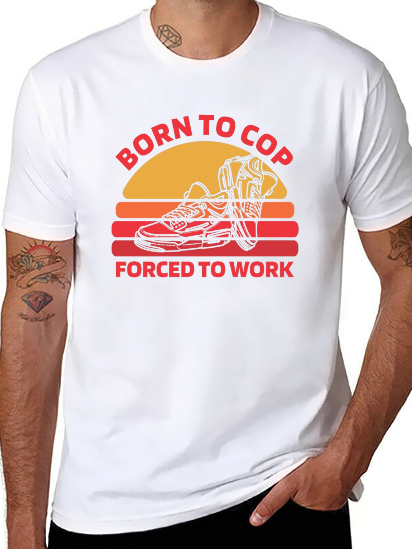 Born to Cop Graphic T-Shirt
