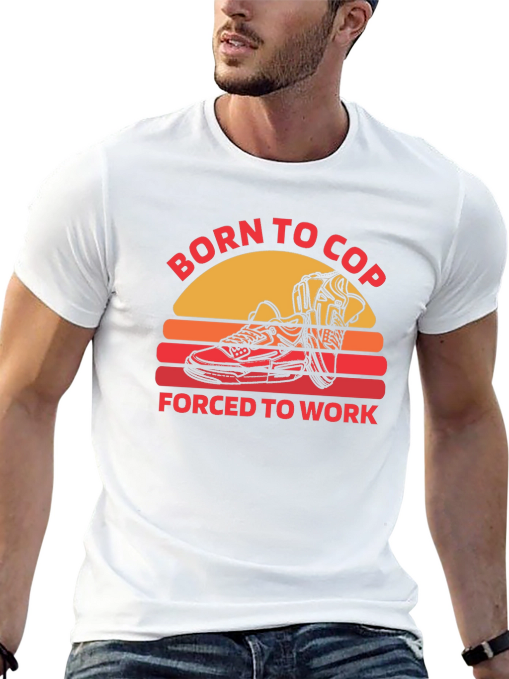 Born to Cop Graphic T-Shirt