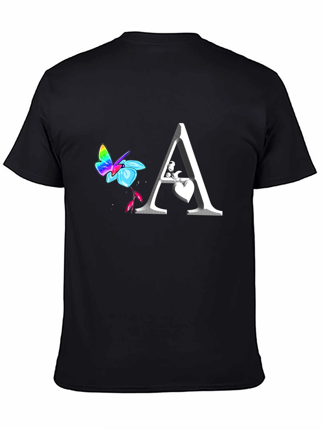 Butterfly Letter A T-Shirt