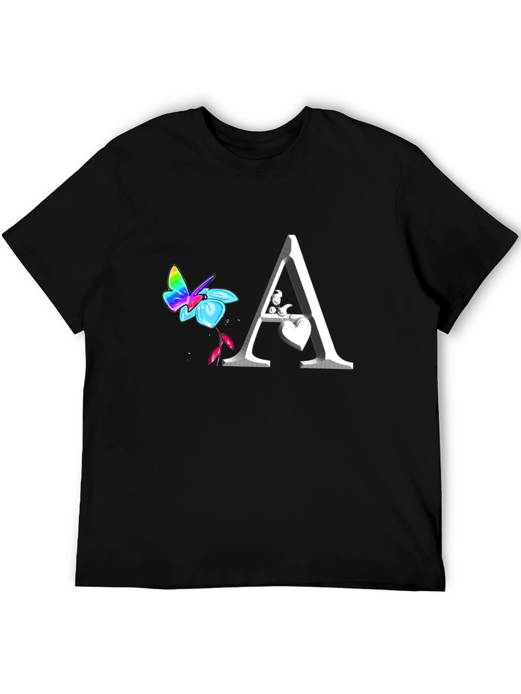 Butterfly Letter A T-Shirt