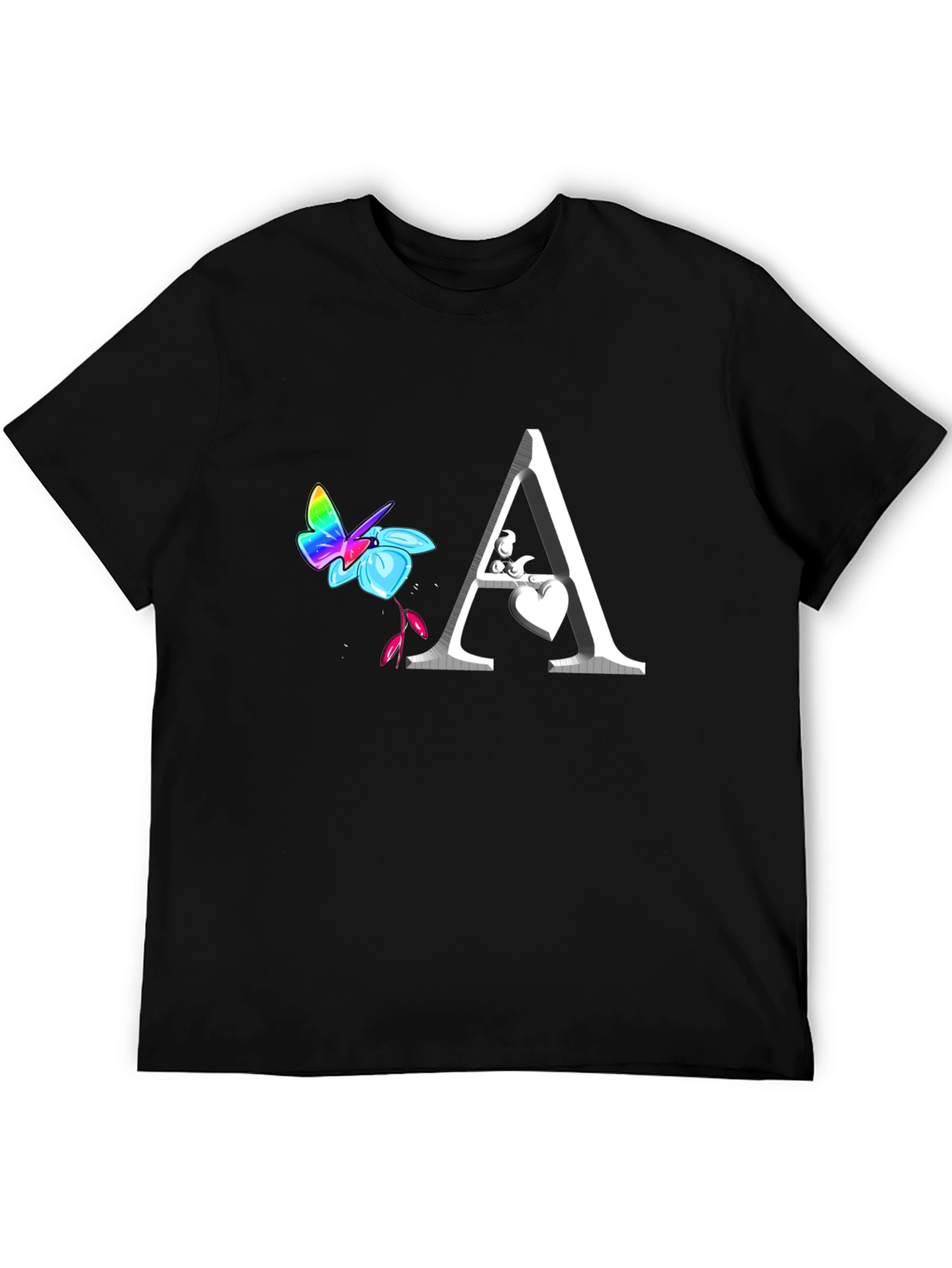 Butterfly Letter A T-Shirt