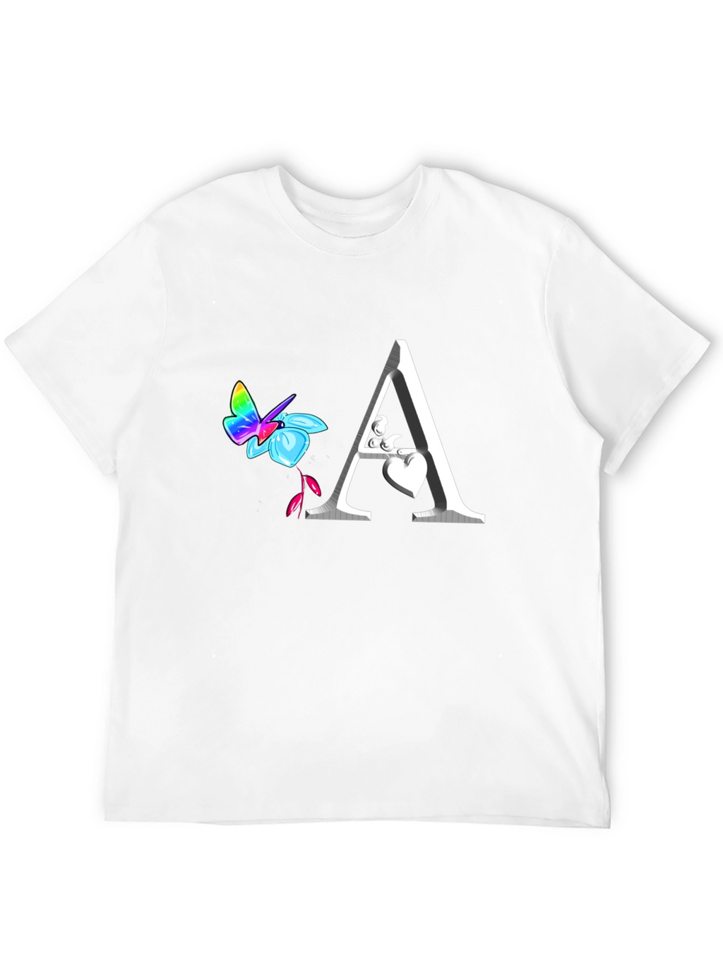 Butterfly Letter A T-Shirt
