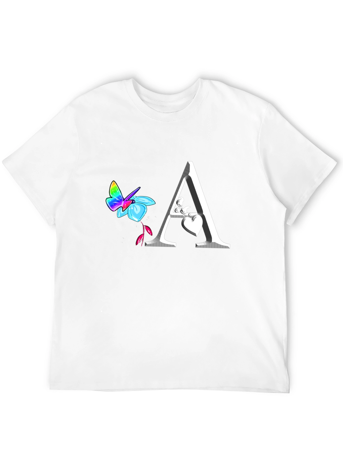 Butterfly Letter A T-Shirt