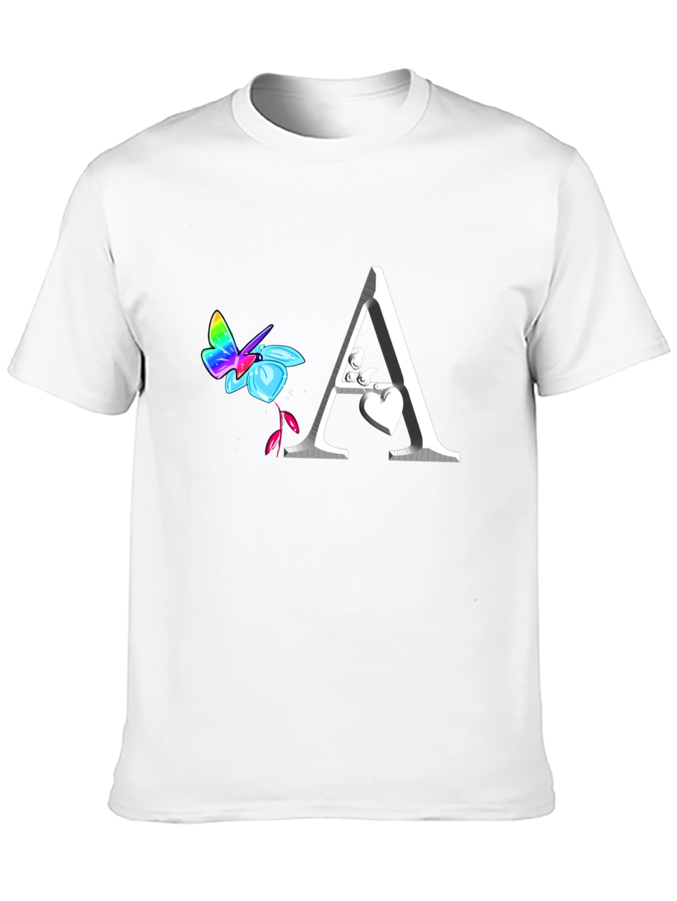 Butterfly Letter A T-Shirt