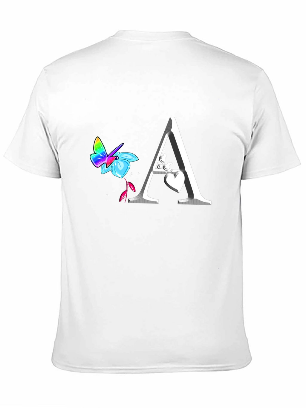 Butterfly Letter A T-Shirt