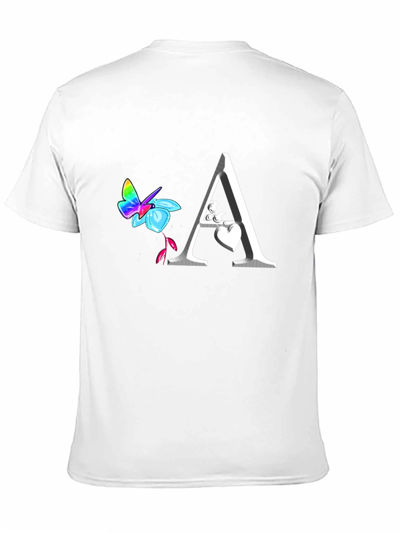 Butterfly Letter A T-Shirt