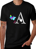 Butterfly Letter A T-Shirt