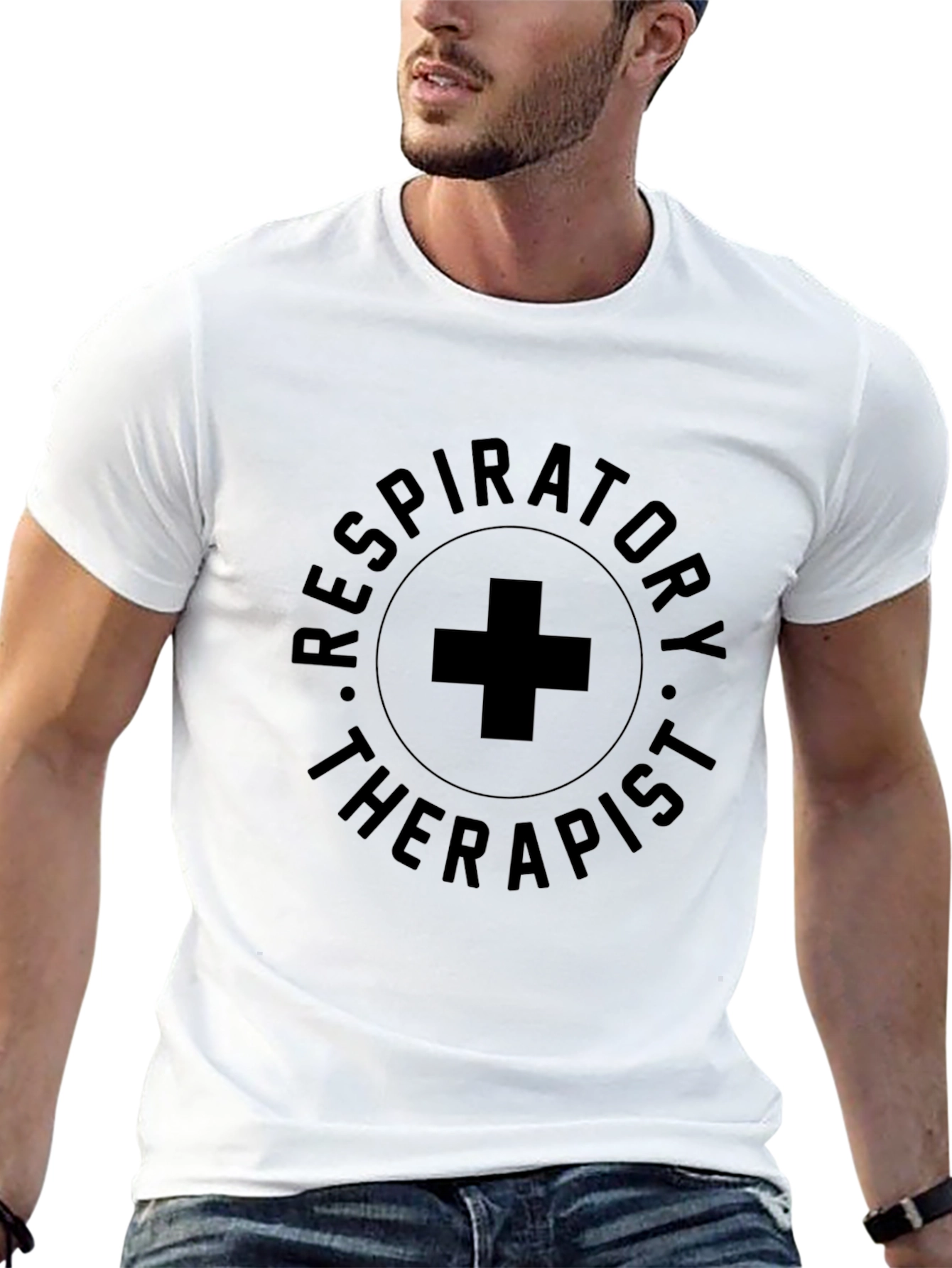 Respiratory Therapist T-Shirt - Unisex Black Tee