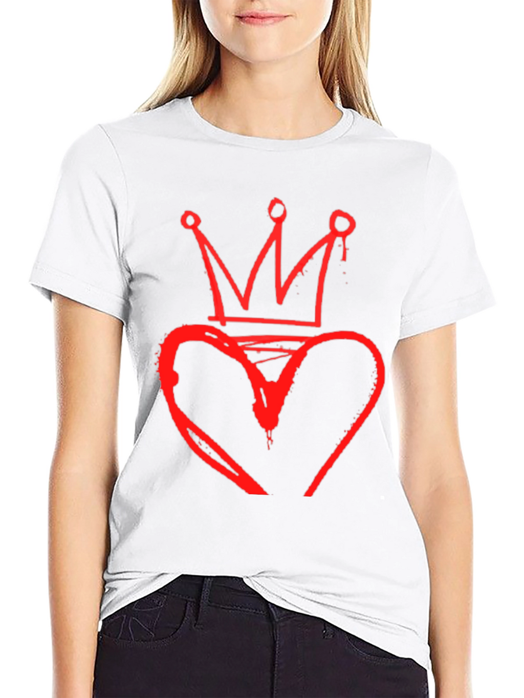 Heart Crown Graphic Tee - King of Hearts