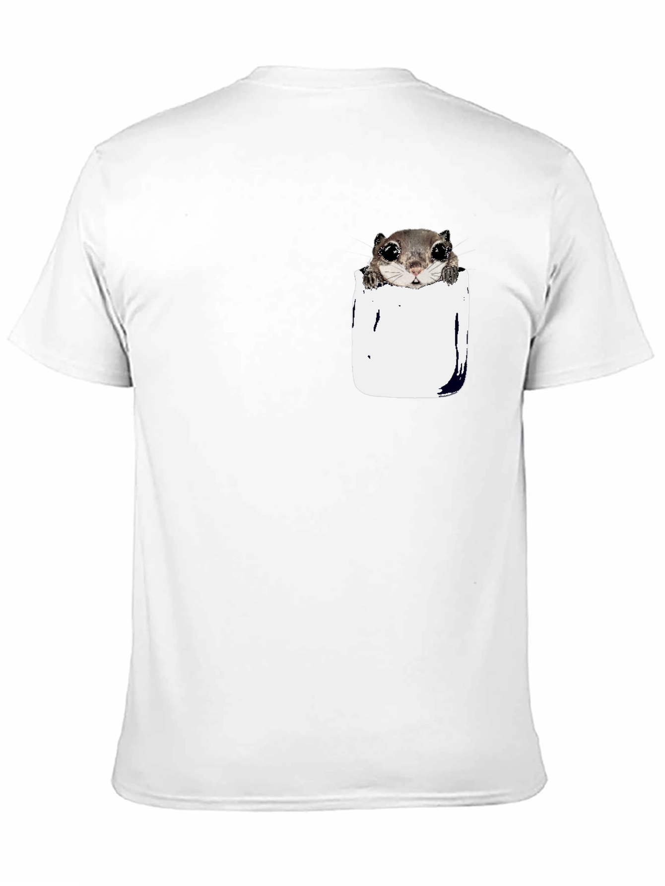 Squirrel Pocket T-Shirt - Cute Animal Tee