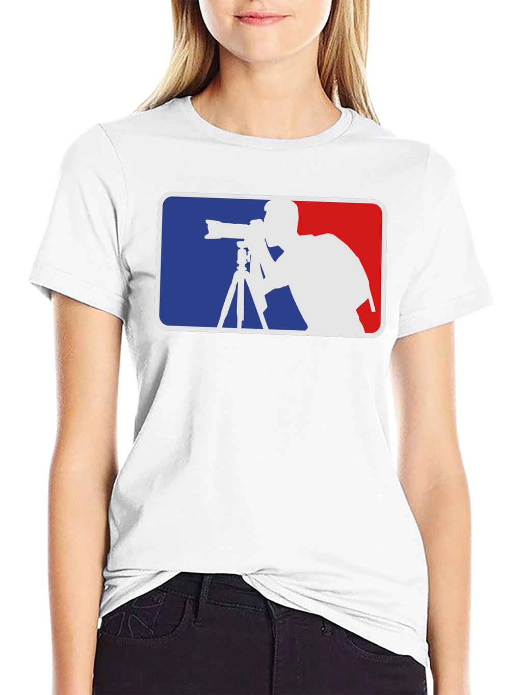 Photographer Silhouette Graphic T-Shirt