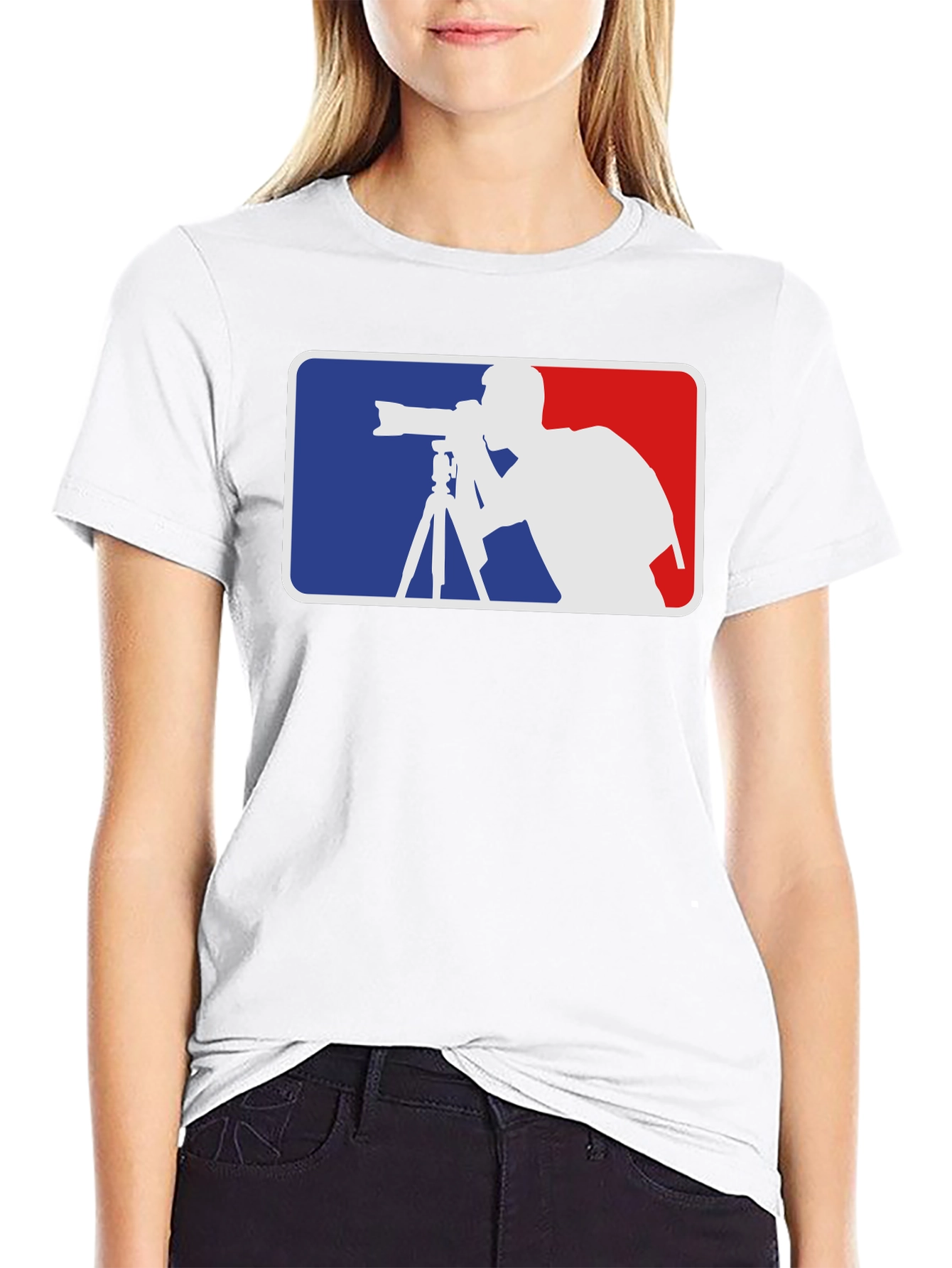 Photographer Silhouette Graphic T-Shirt