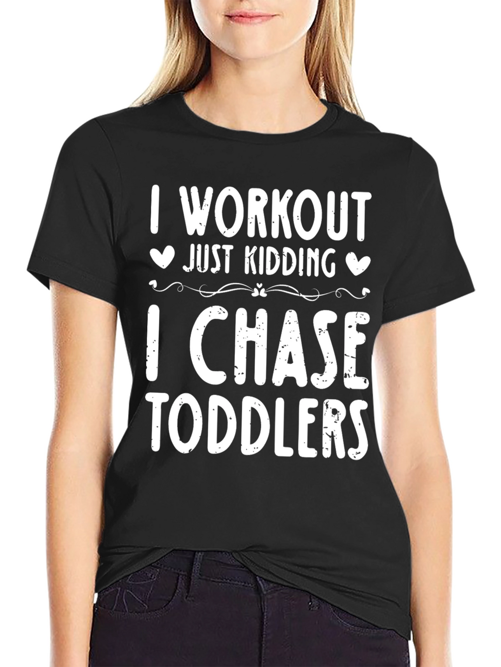I Workout Just Kidding T-Shirt Toddler Chase Tee