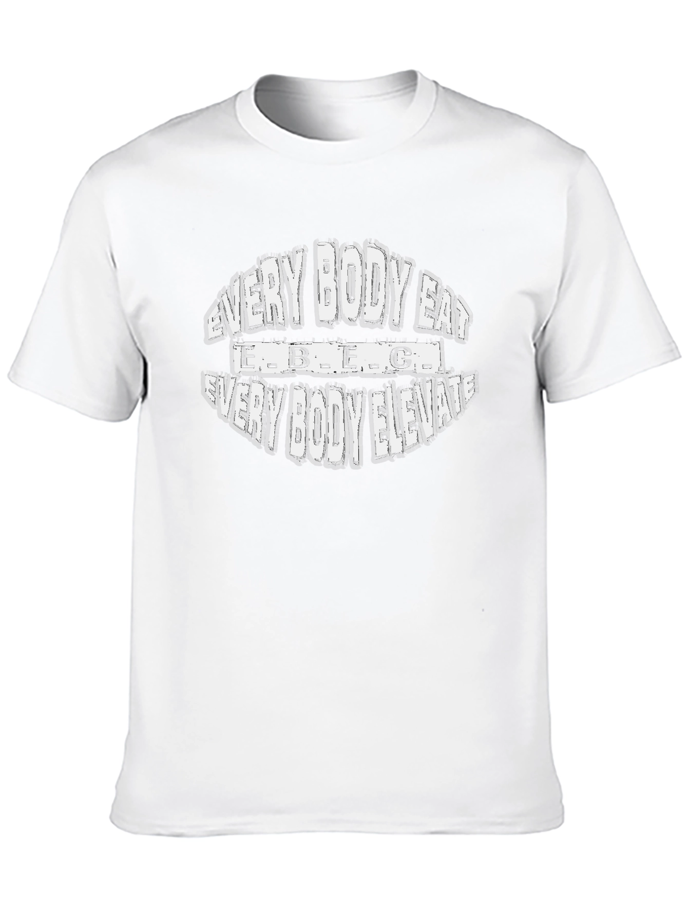 Every Body Eat Every Body Elevate Black Graphic Tee