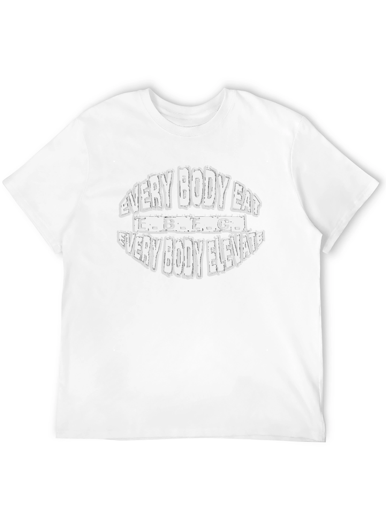 Every Body Eat Every Body Elevate Black Graphic Tee