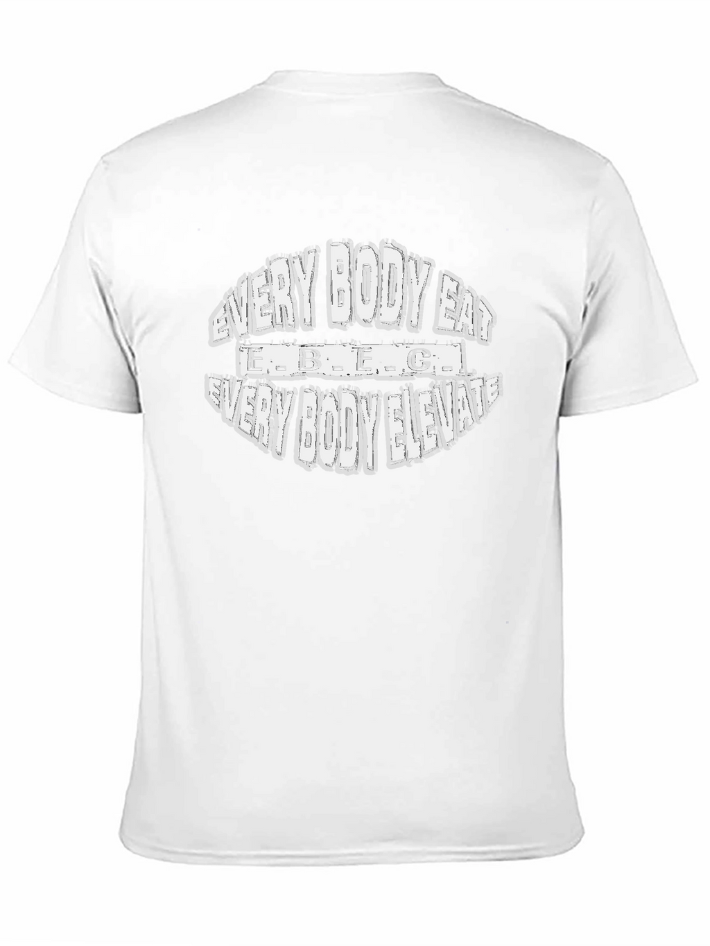 Every Body Eat Every Body Elevate Black Graphic Tee