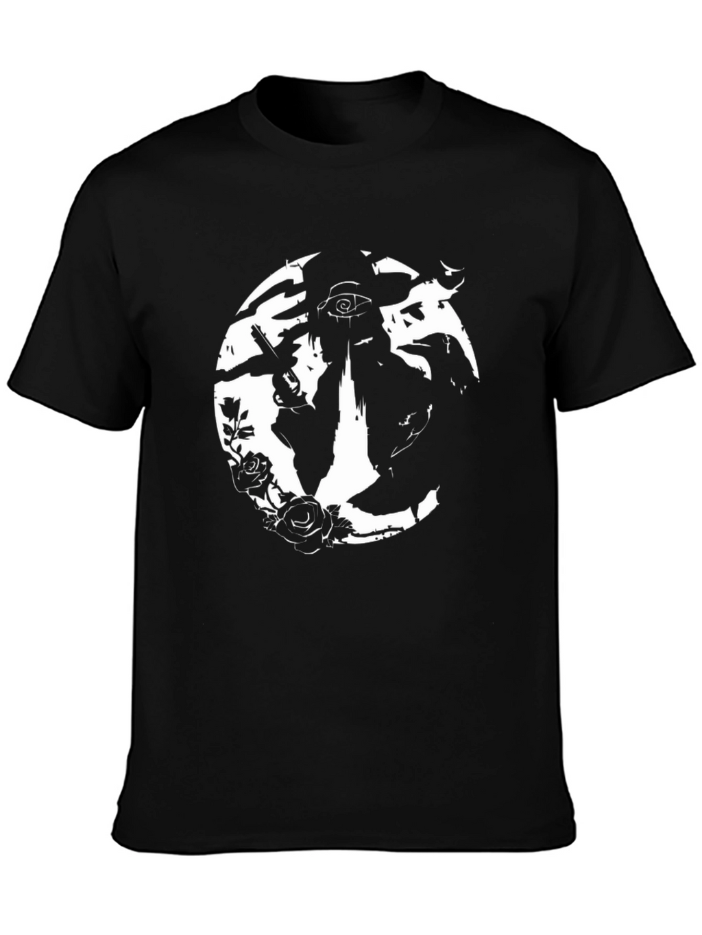 Edgy Graphic Print T-Shirt
