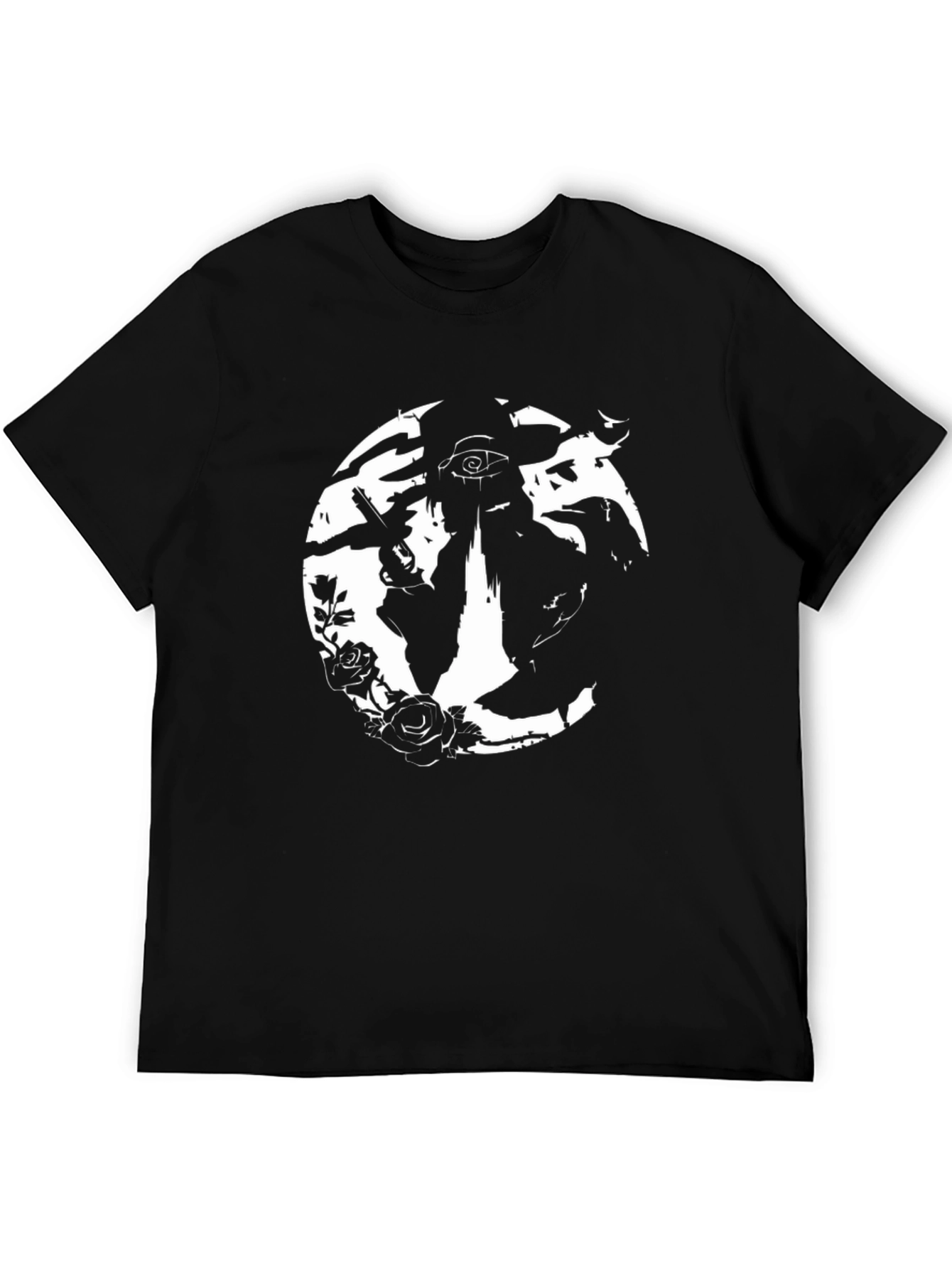 Edgy Graphic Print T-Shirt