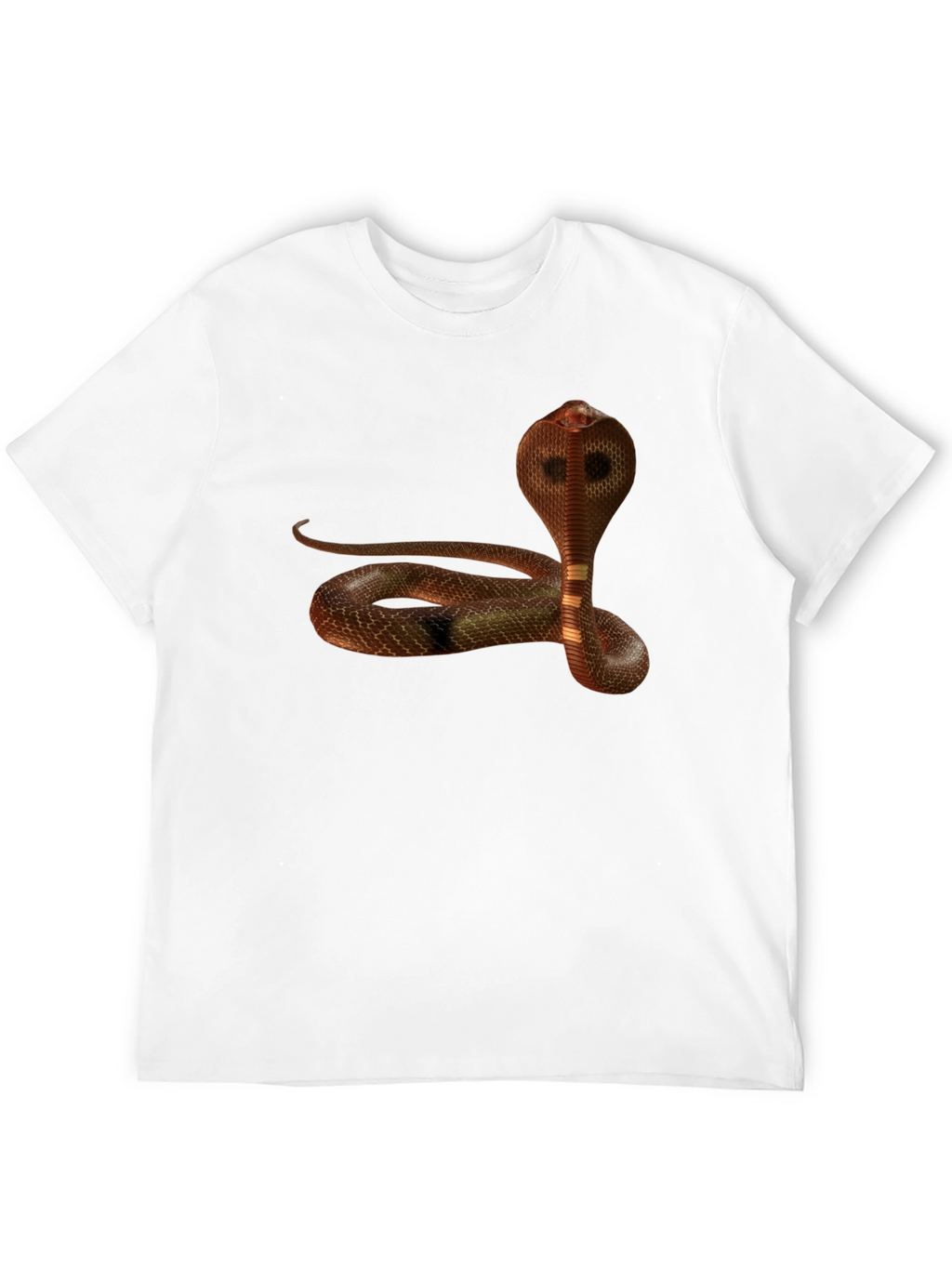 Cobra Graphic Tee - Snake Print Mens T-Shirt