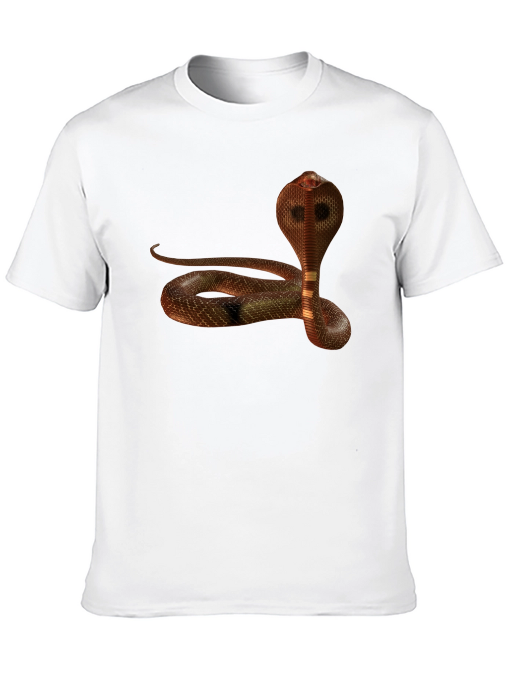 Cobra Graphic Tee - Snake Print Mens T-Shirt