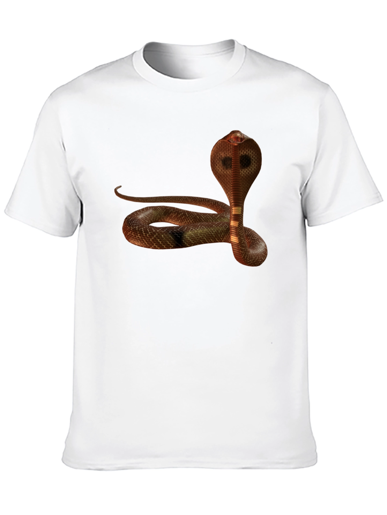Cobra Graphic Tee - Snake Print Mens T-Shirt