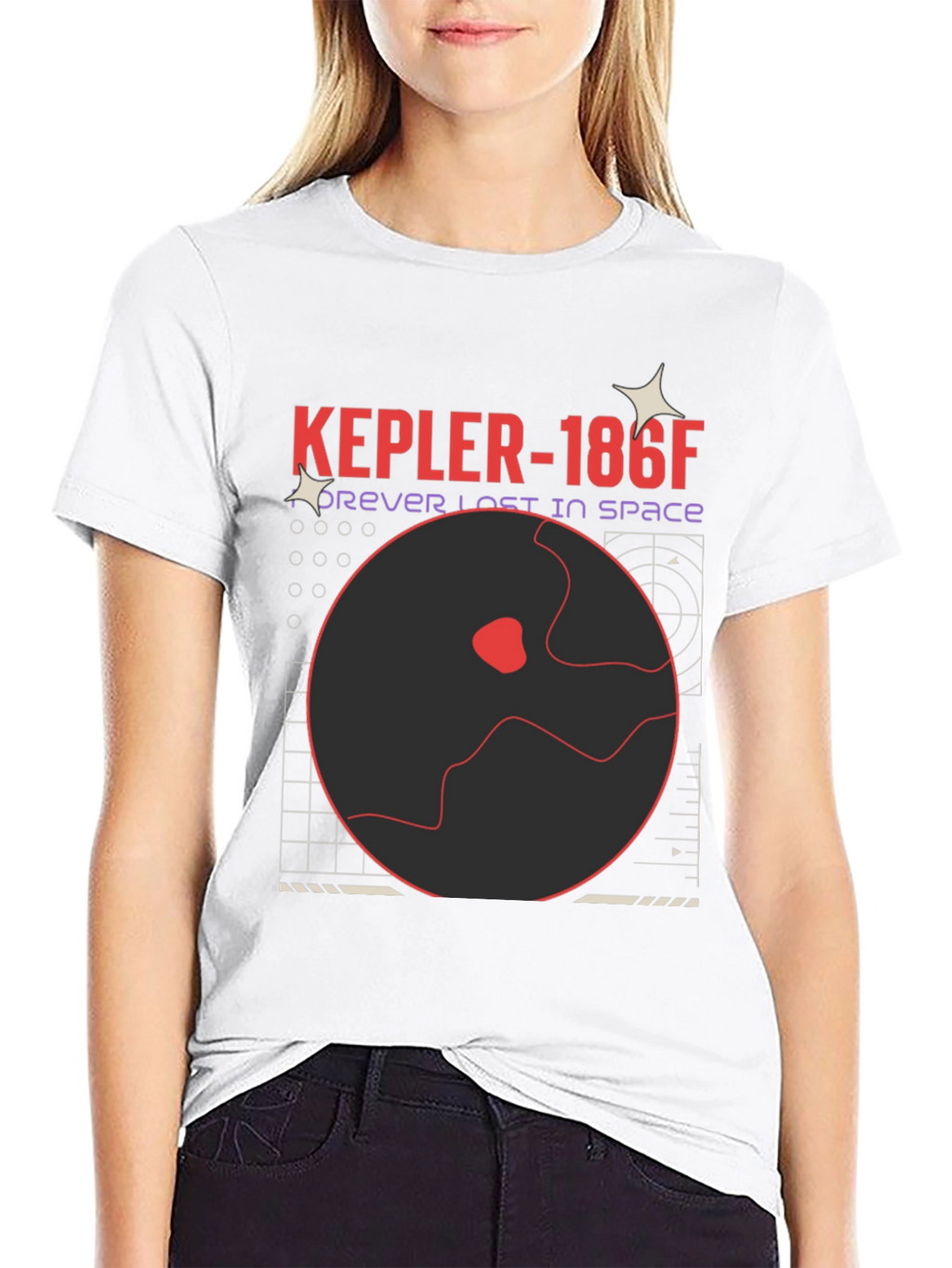 Kepler-186f Planet Graphic T-Shirt