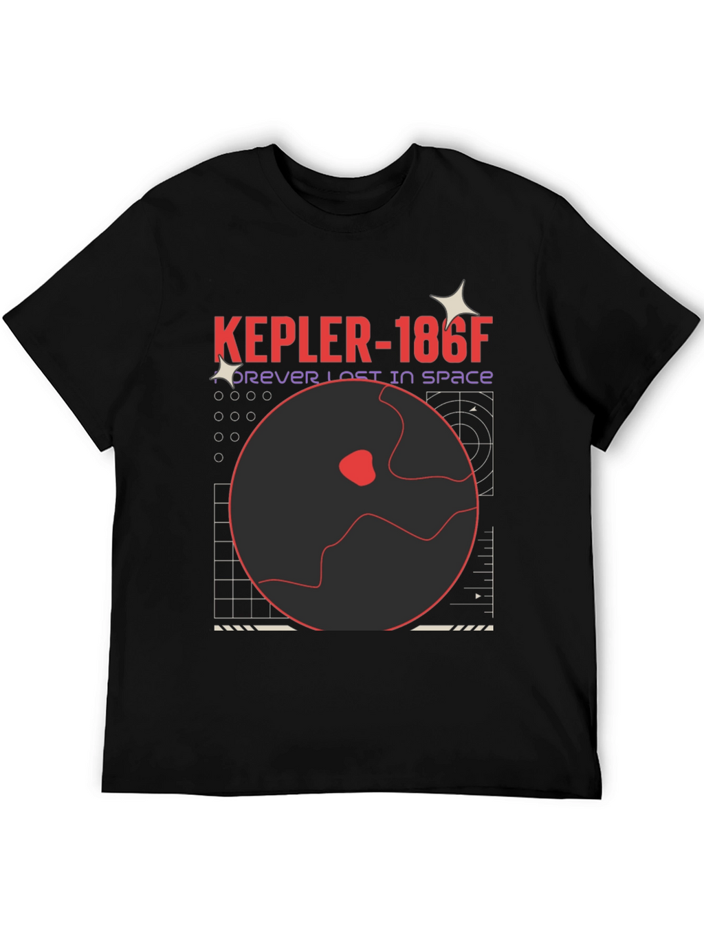 Kepler-186f Planet Graphic T-Shirt