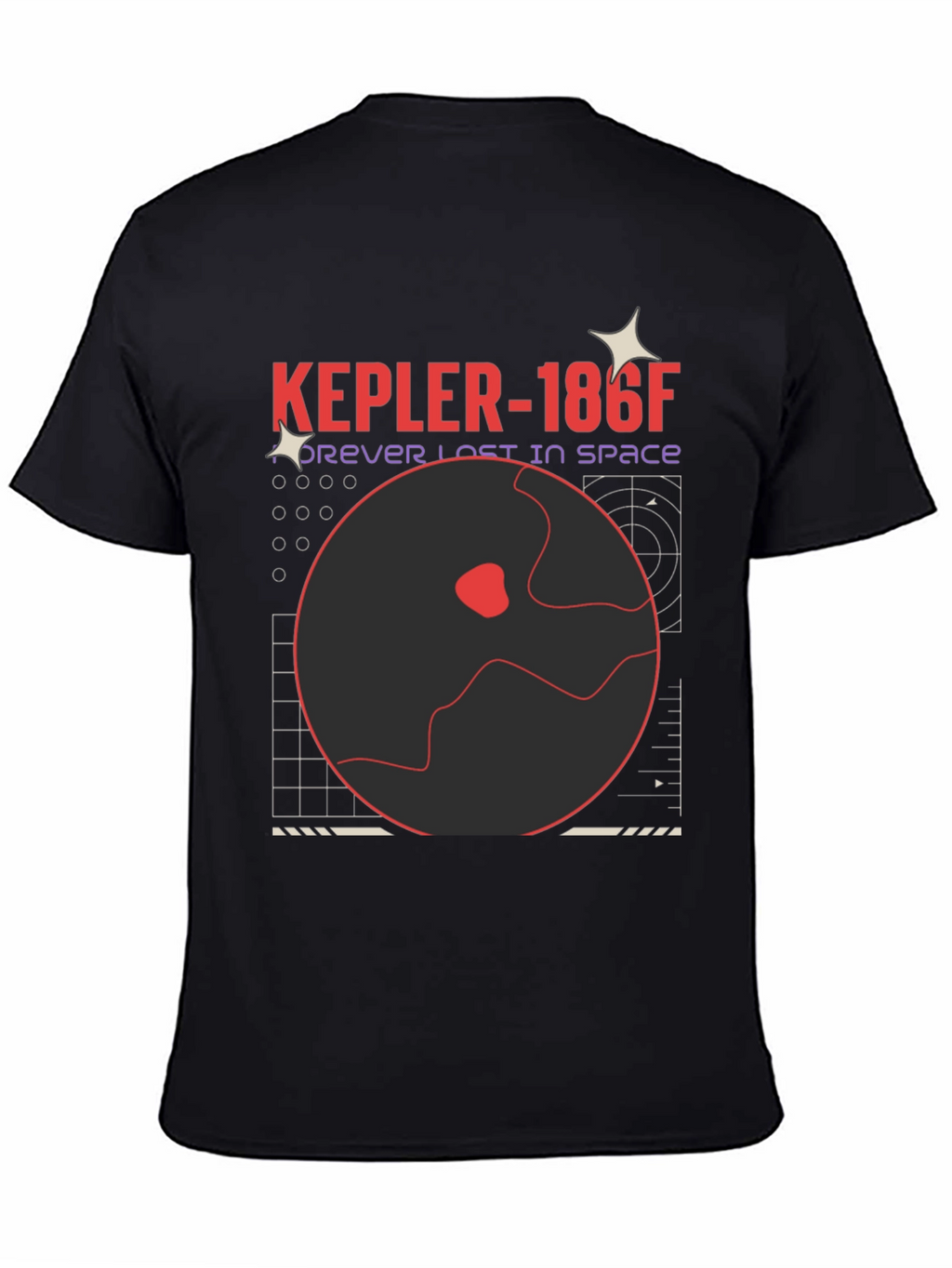 Kepler-186f Planet Graphic T-Shirt