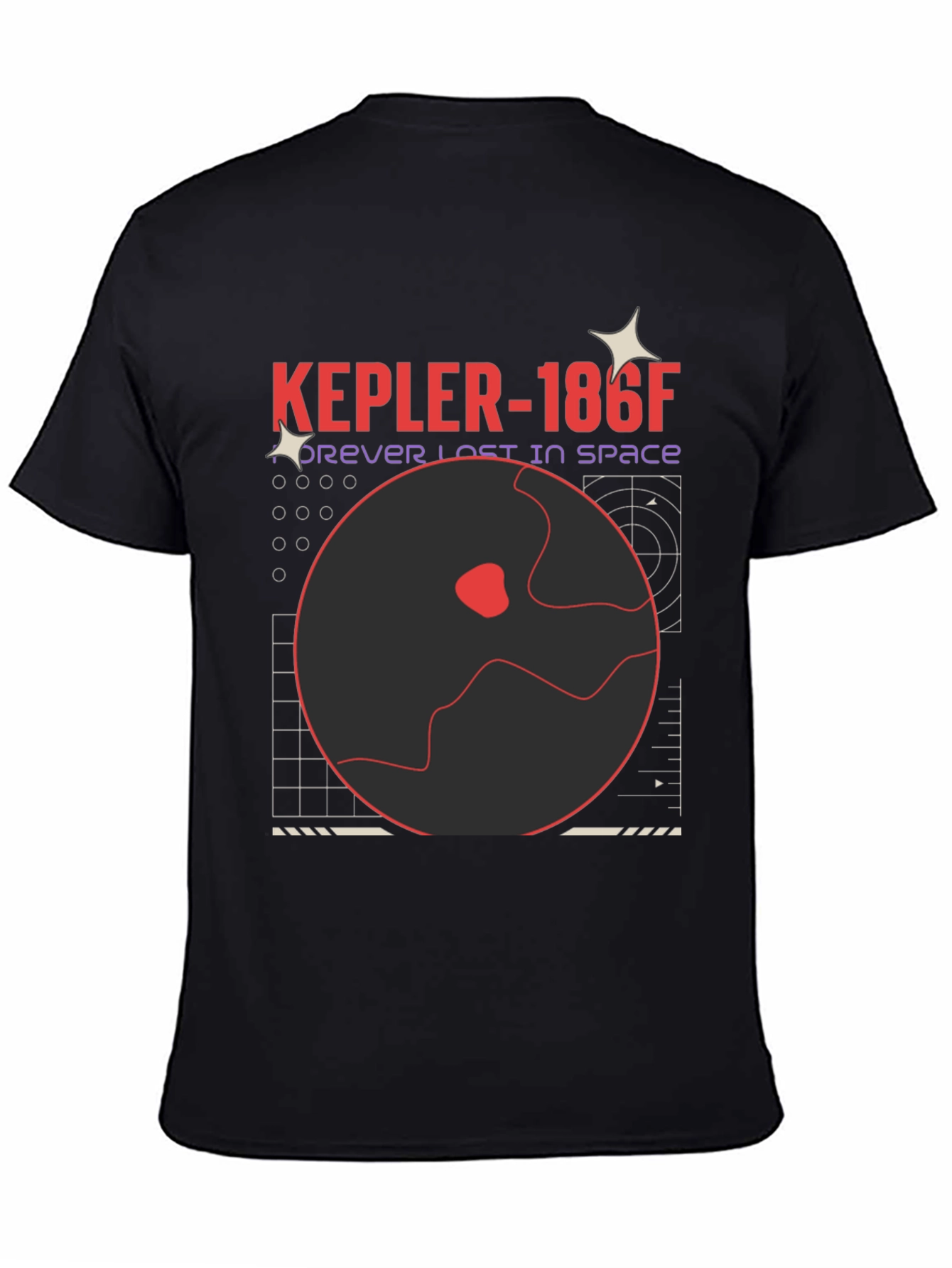 Kepler-186f Planet Graphic T-Shirt