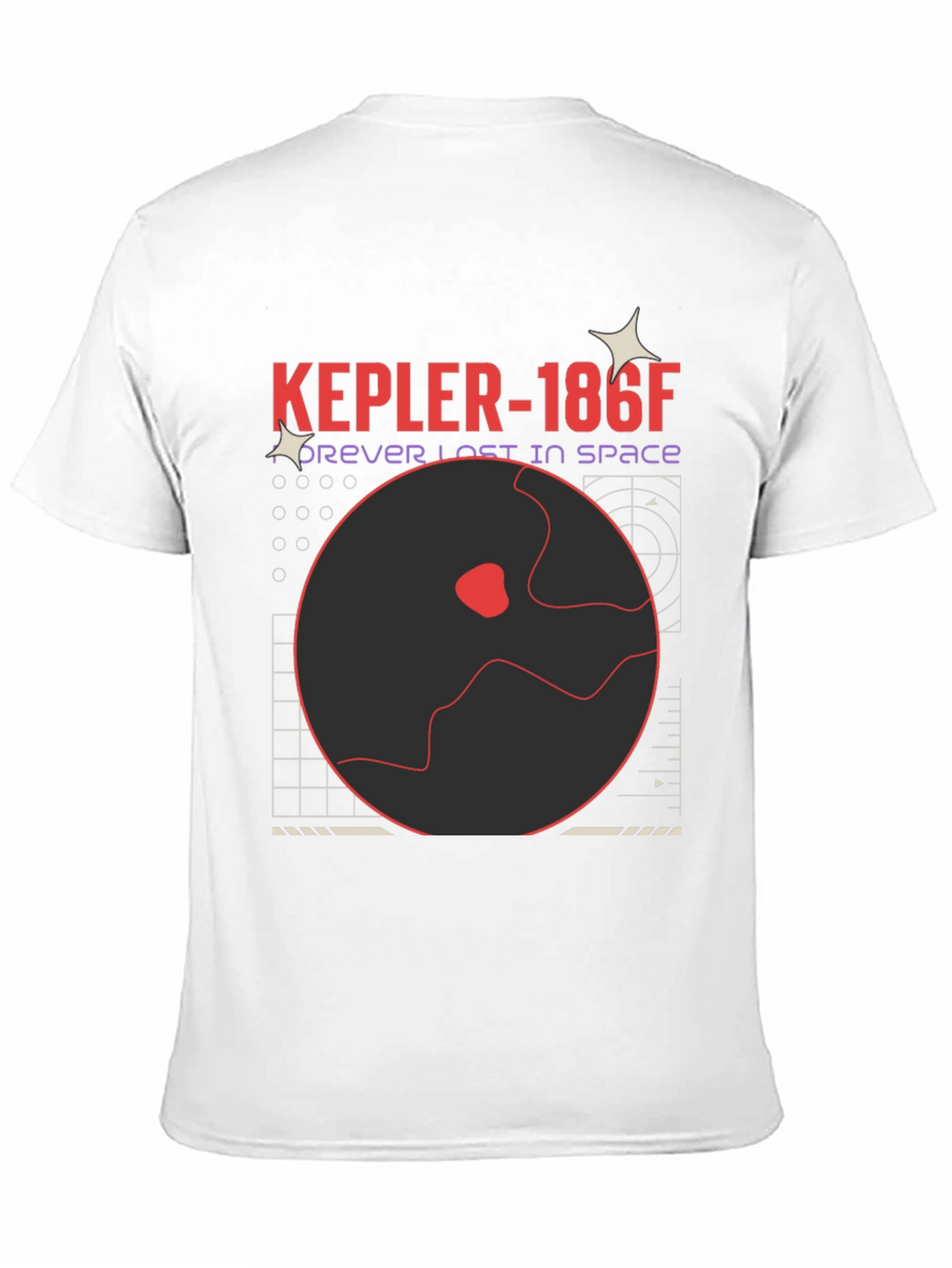 Kepler-186f Planet Graphic T-Shirt