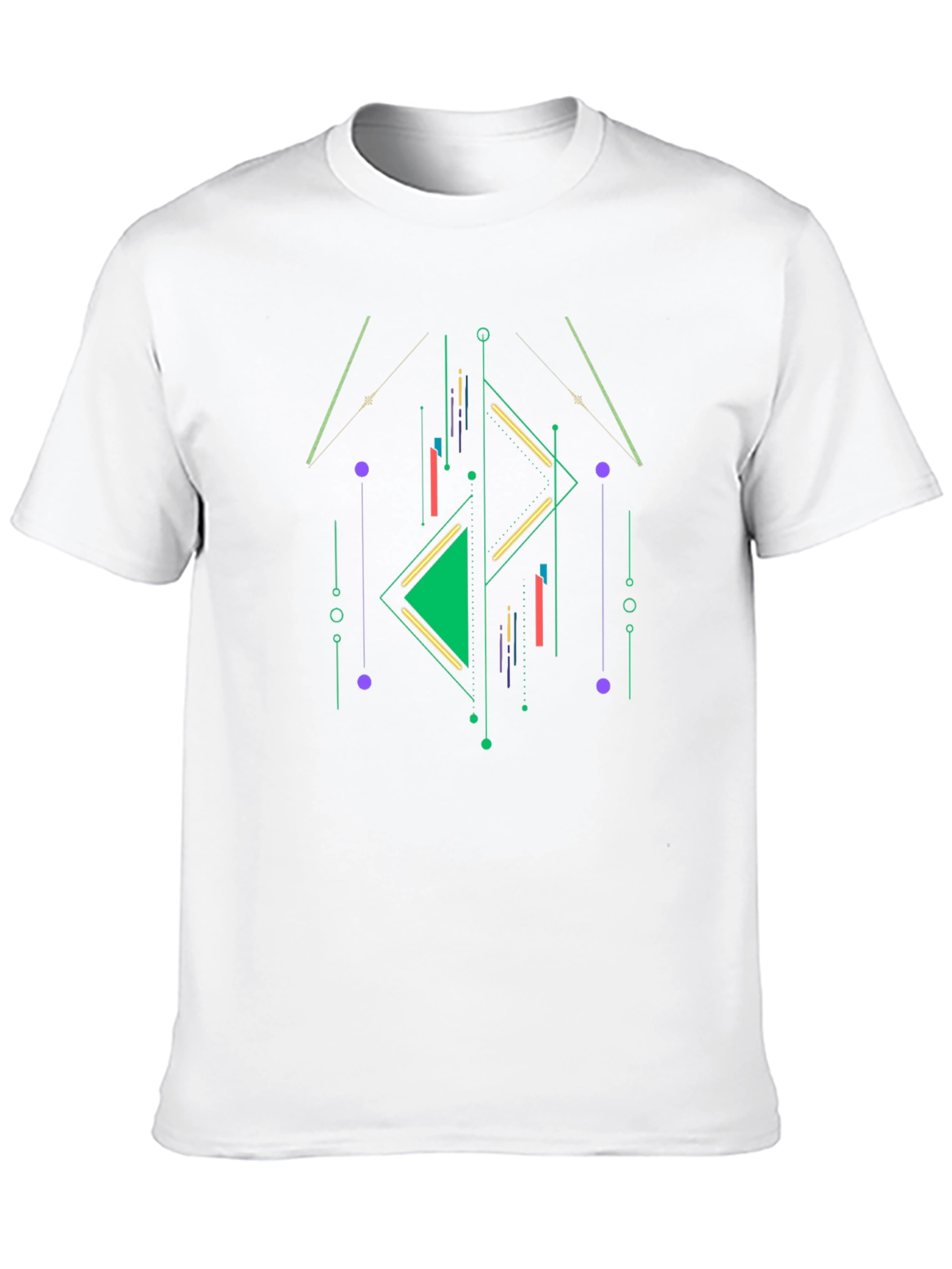Geometric Design Tee - Modern Graphic Shirt