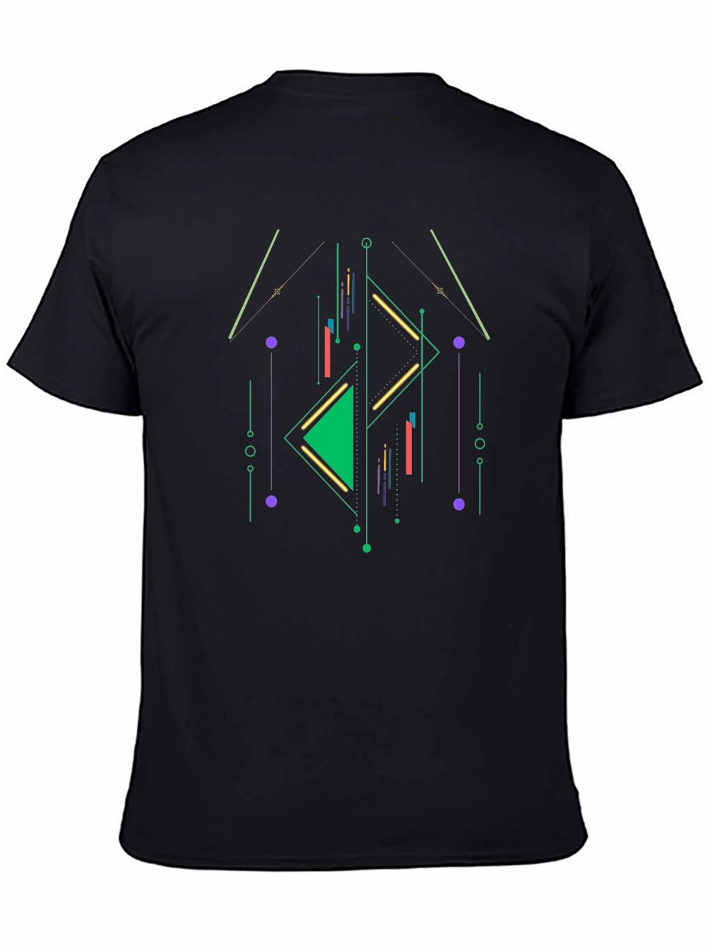 Geometric Design Tee - Modern Graphic Shirt