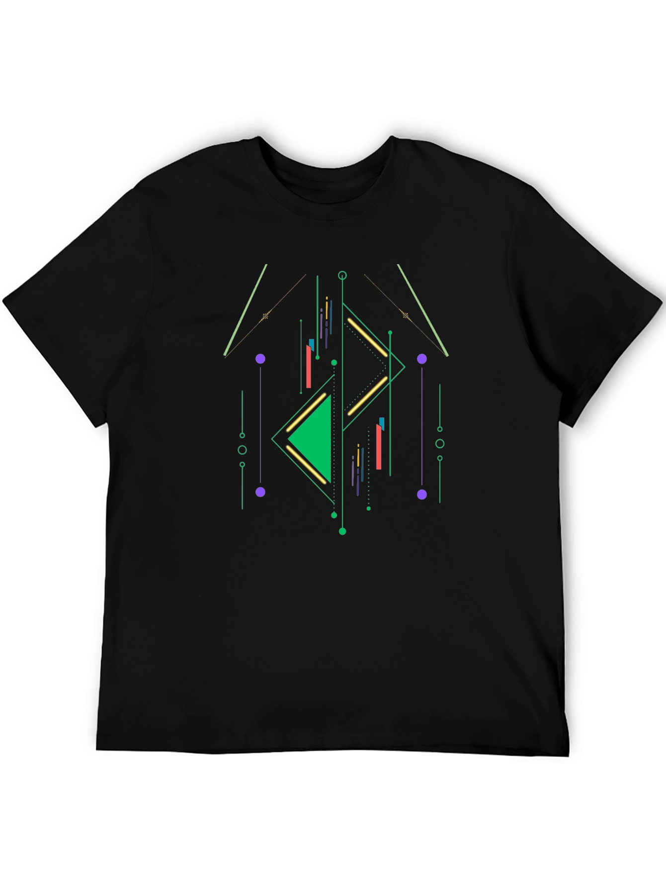 Geometric Design Tee - Modern Graphic Shirt