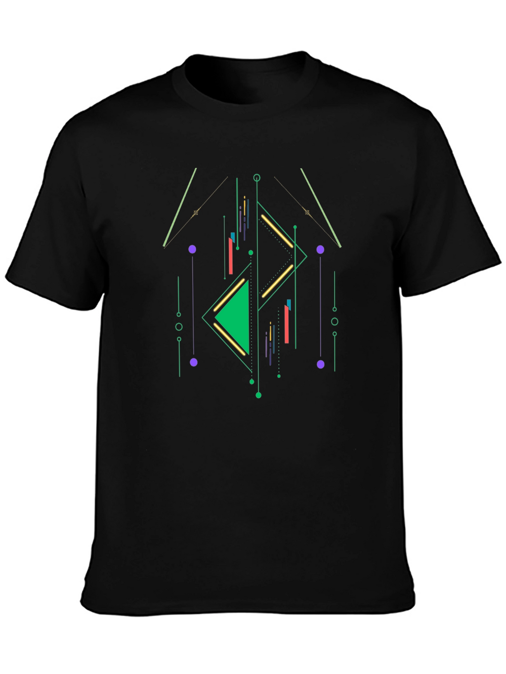 Geometric Design Tee - Modern Graphic Shirt