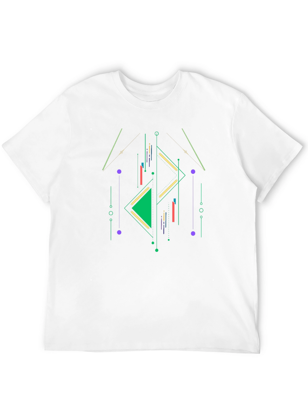 Geometric Design Tee - Modern Graphic Shirt