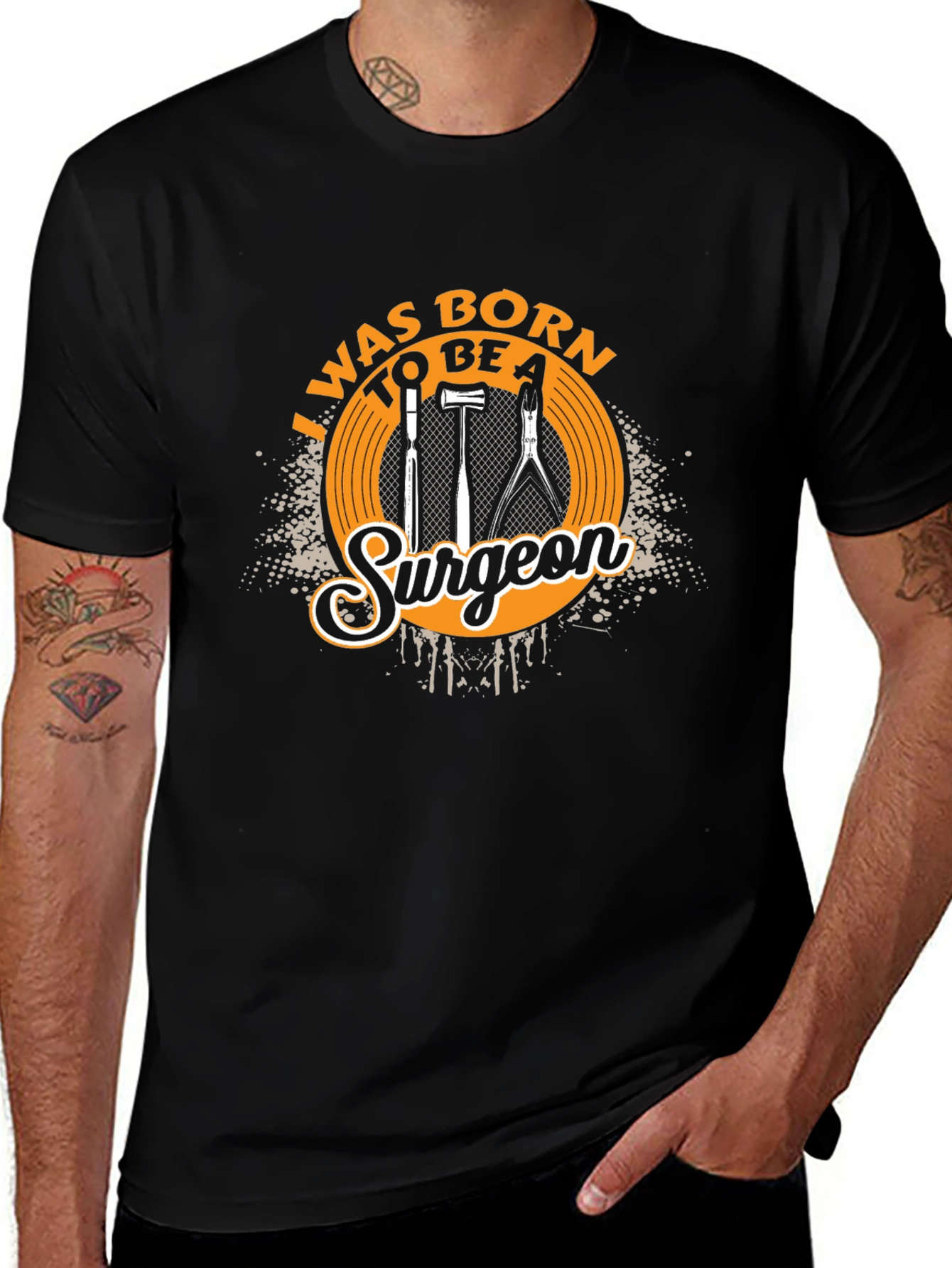 Surgeon T-Shirt - I Was Born to Be A Surgeon Tee