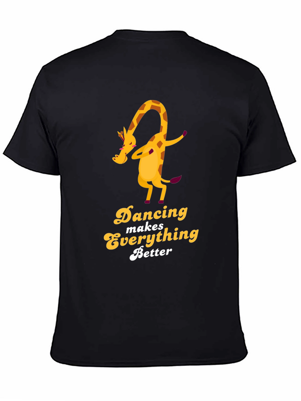 Dancing Giraffe Graphic Tee - Makes Everything Better