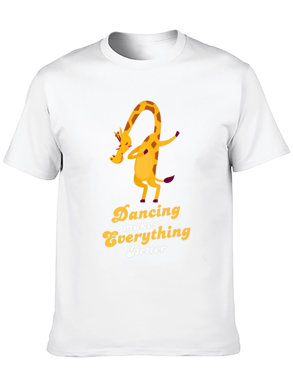 Dancing Giraffe Graphic Tee - Makes Everything Better