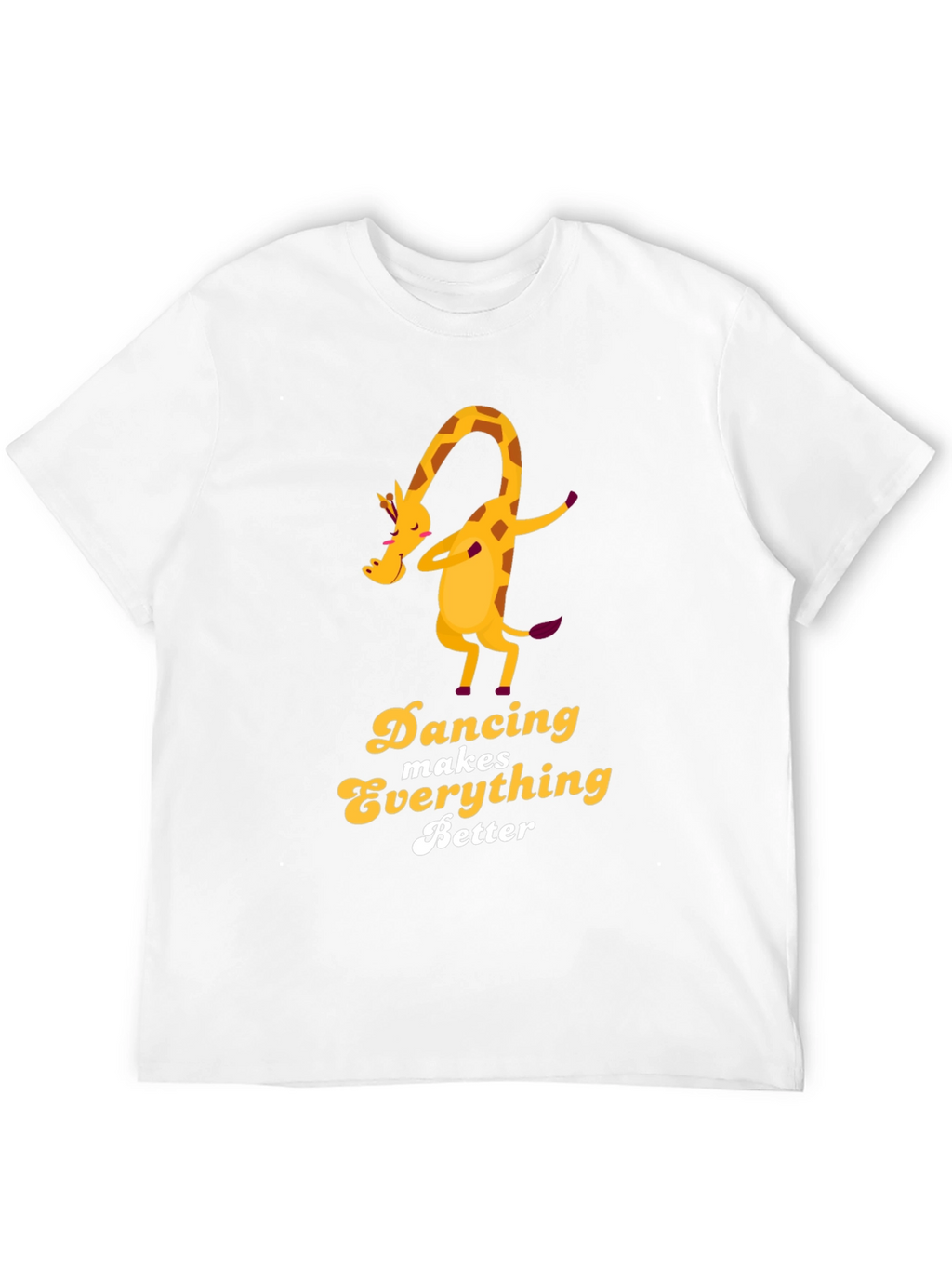 Dancing Giraffe Graphic Tee - Makes Everything Better