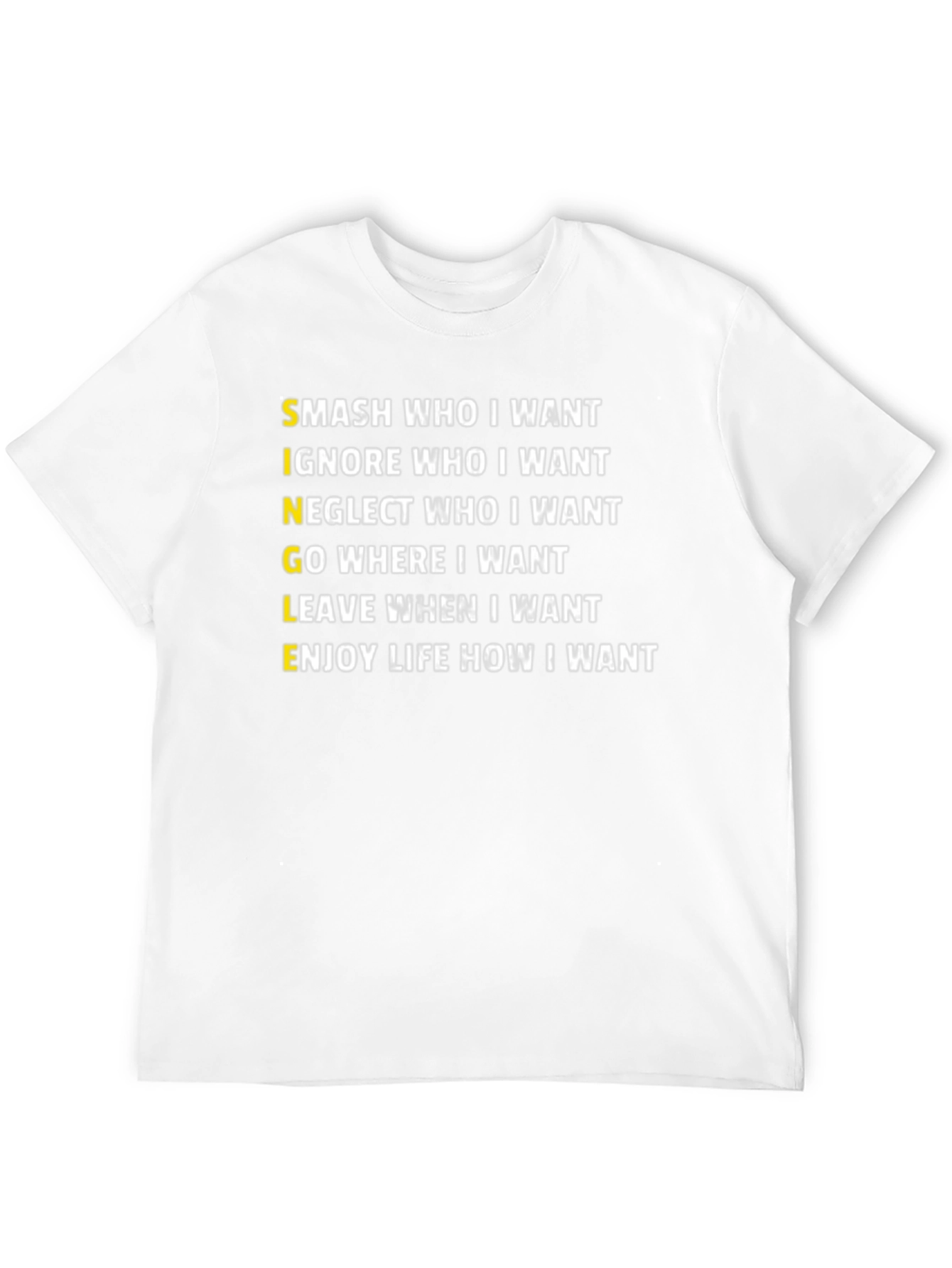 Single by Choice Mens Graphic Tee
