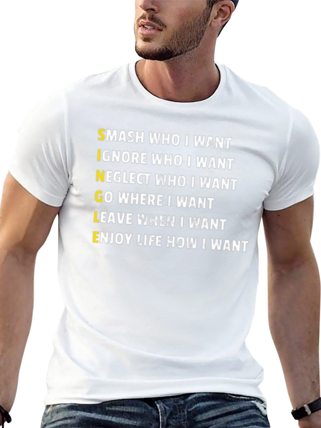 Single by Choice Mens Graphic Tee