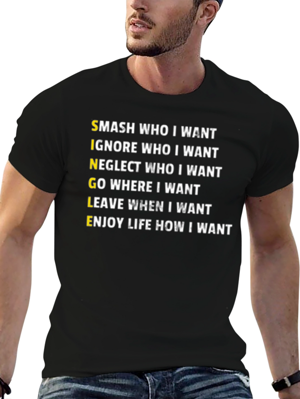 Single by Choice Mens Graphic Tee
