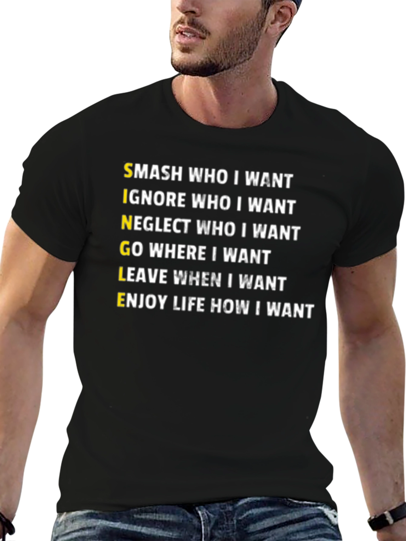 Single by Choice Mens Graphic Tee
