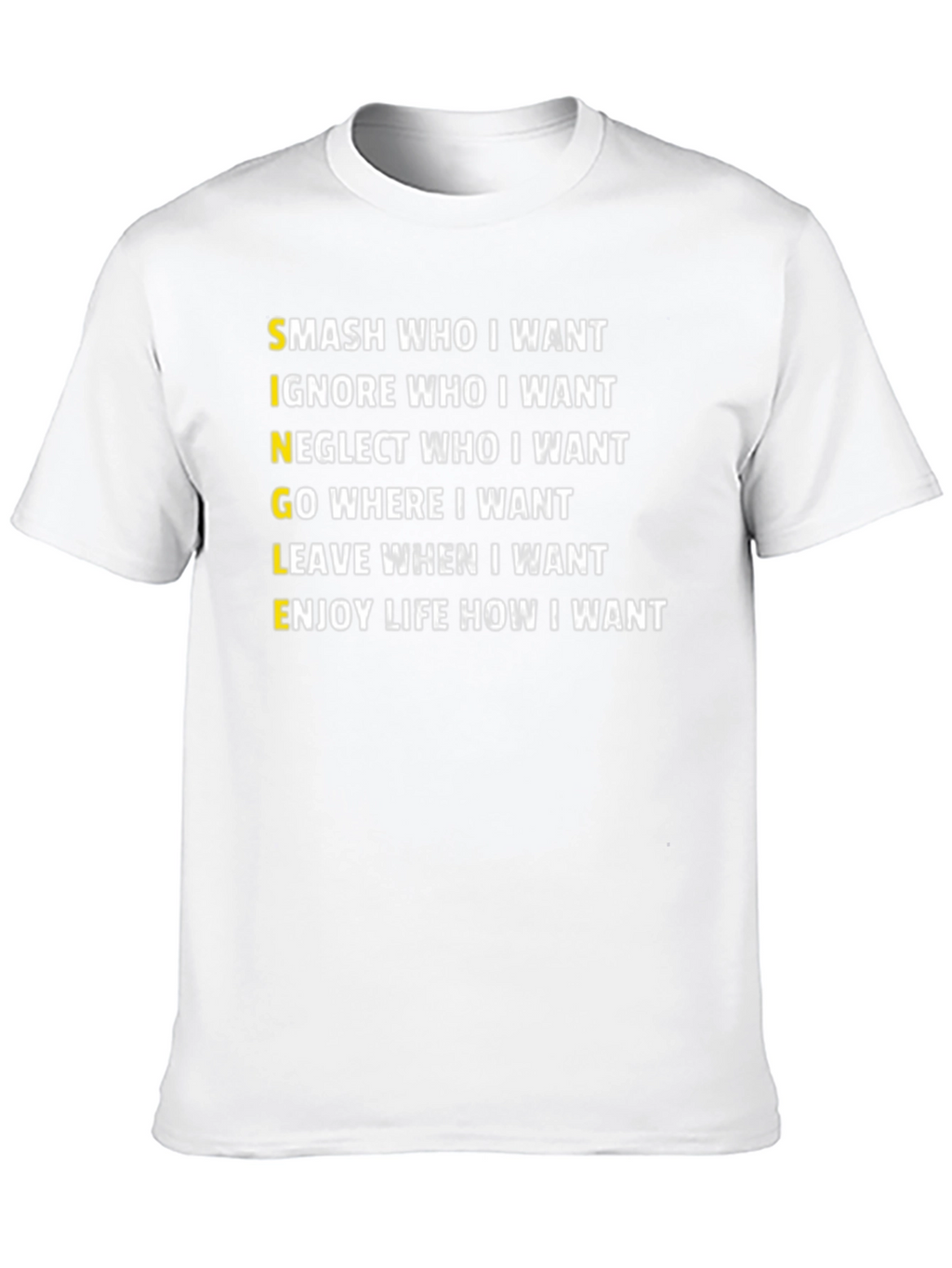 Single by Choice Mens Graphic Tee