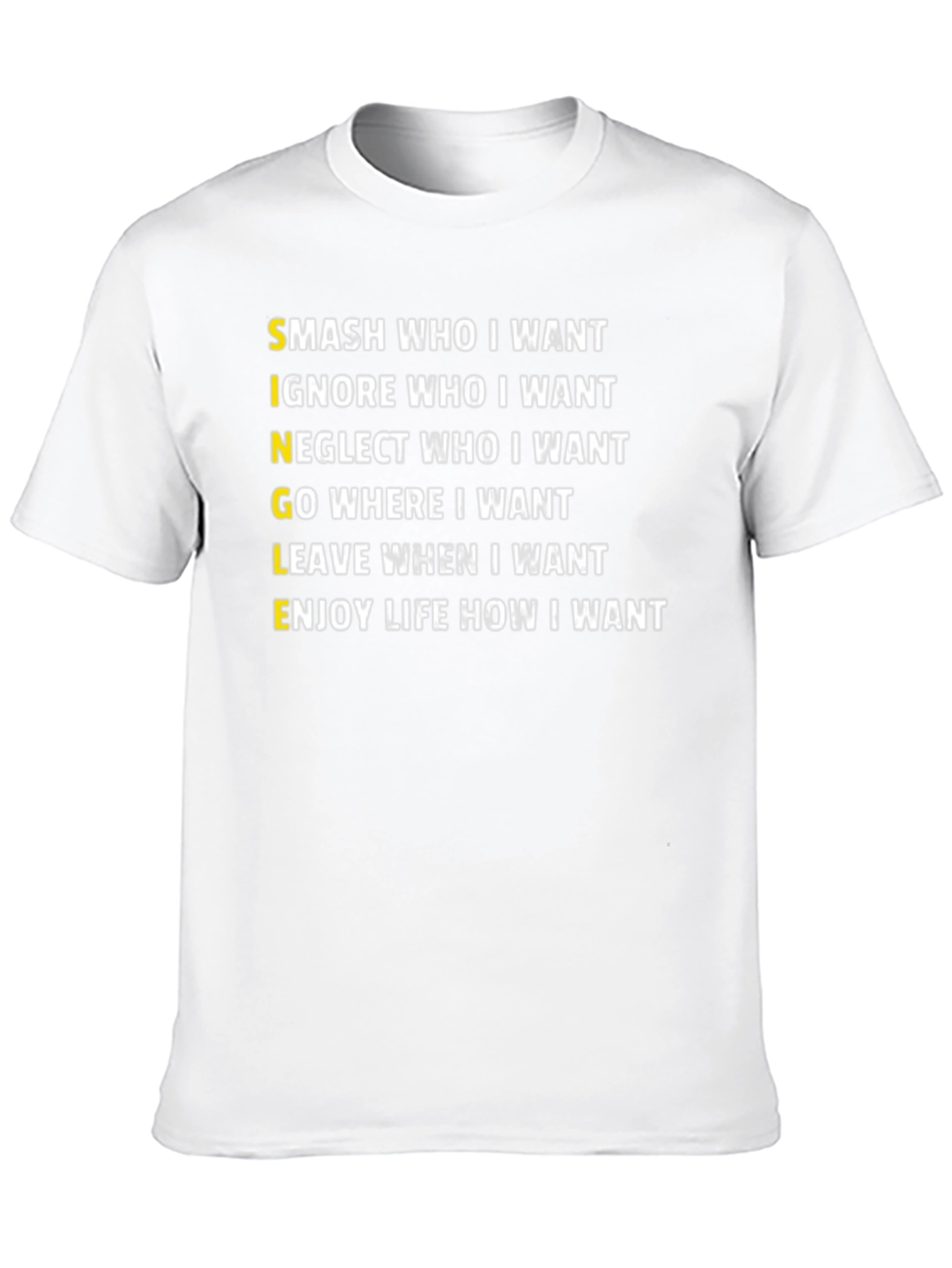 Single by Choice Mens Graphic Tee